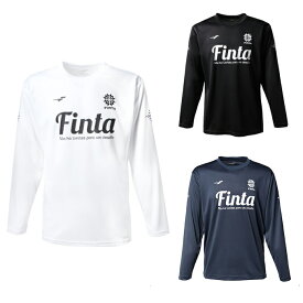 フィンタ FINTA サッカーウェア プラクティスシャツ 長袖 メンズ ビッグロゴ ロングスリーブTシャツ FT8818