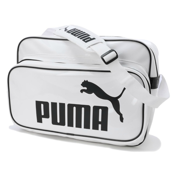 本物のプーマ エナメルバッグ メンズ レディース  トレーニング PU ショルダー L 079428-02 PUMA