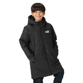 プーマ ベンチコート ジュニア キッズ 130-160cm ESS パデッド コート 672677 PUMA ロングコート ロング丈 保温 防寒 冬 暖かい スポーツ観戦 子供
