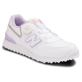 ニューバランス ゴルフシューズ スパイクレス レディース 574 V3 SL BOA WGBS574W 2E new balance