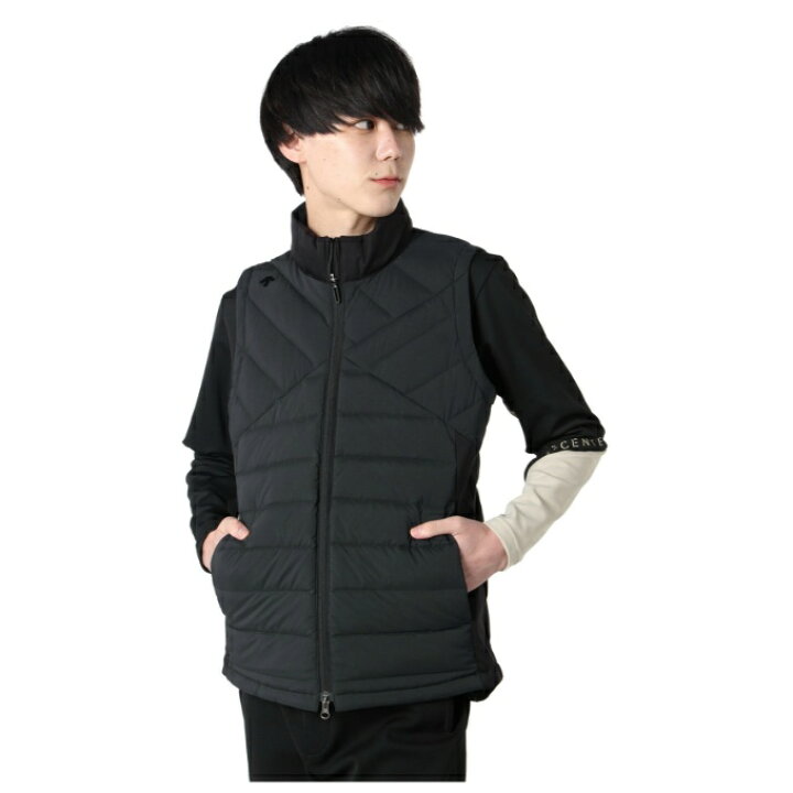 ⛳️ 【未使用級】 デサントゴルフ メンズダウンベスト ブラック M  