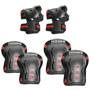 ノースピーク NORTH PEAK スキー スノーボード プロテクター 3点セット ヒジ ヒザ 手首 プロテクター キッズ ジュニア JR 3PC PROTECTOR NP-2450 ニーパッド エルボーパッド