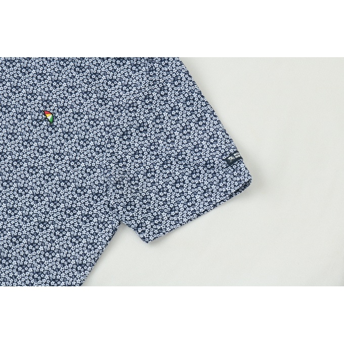 アーノルドパーマー ゴルフウェア ポロシャツ 半袖 メンズ 小花柄半袖ポロ arnold palmer AP220101M08