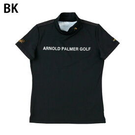アーノルドパーマー ゴルフウェア 半袖シャツ レディース BKビックロゴモックネック半袖シャツ arnold palmer AP220301M11