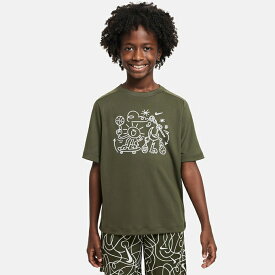 【まとめ買いで最大ポイント10倍2024年6/4 20：00〜6/11 1：59】ナイキ Tシャツ 半袖 ジュニア YTH DF アイコン + シーズナル SS トップ DX5384-325 NIKE