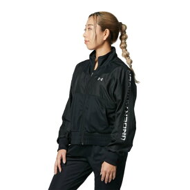 【まとめ買いで最大ポイント10倍6/4 20：00〜6/11 1：59】アンダーアーマー ジャージ ジャケット レディース UA TRACK JERSEY WOVEN FZ 1378316-002 UNDER ARMOUR