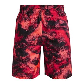 【エントリーでポイント最大15倍！】アンダーアーマー ショートパンツ ジュニア UA Woven Printed Shorts　UA ウーブン プリント ショーツ 1377263-001 UNDER ARMOUR