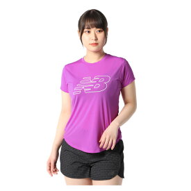 ニューバランス ランニングウェア Tシャツ 半袖 レディース Aclt GF Tシャツ AWT23224 COM new balance