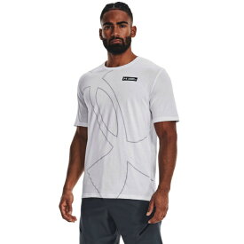アンダーアーマー Tシャツ 半袖 メンズ UAショートスリーブTシャツ ビッグロゴ トレーニング MEN 1378901-100 UNDER ARMOUR