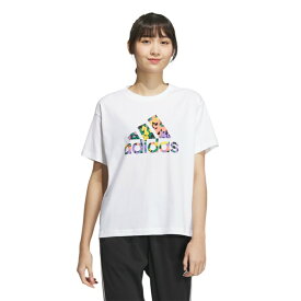 アディダス Tシャツ 半袖 レディース BOS フラワーグラフィック IK9310 IDF63 adidas