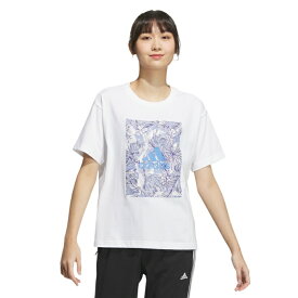 アディダス Tシャツ 半袖 レディース W BOS ボタニカル グラフィック IK9313-IHU94 adidas