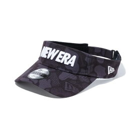 ニューエラ NEW ERA ゴルフ サンバイザー メンズ Duck Hunter Camo -with Golf Ground- ダックハンターカモ ブラック 13517836