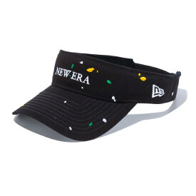 ニューエラ NEW ERA ゴルフ サンバイザー メンズ Splash Embroidery スプラッシュエンブロイダリー ブラック 13517830