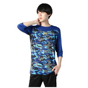 アクティブーム ActiveM 野球 アンダーシャツ 長袖 メンズ カモ柄七分袖インナー 020BL4