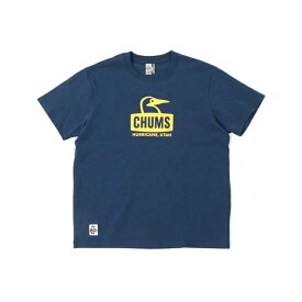 【まとめ買いで最大ポイント10倍6/4 20：00〜6/11 1：59】チャムス CHUMS Tシャツ 半袖 メンズ ブービーフェイスTシャツ CH01-2278 Navy/Yellow