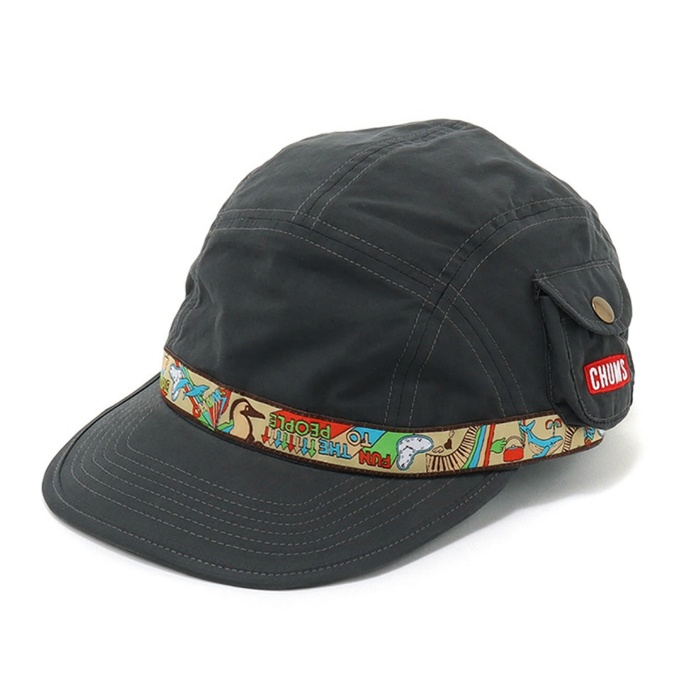 チャムス CHUMS 帽子 キャップ メンズ レディース フェスキャップ CH05-1284 Deep Black