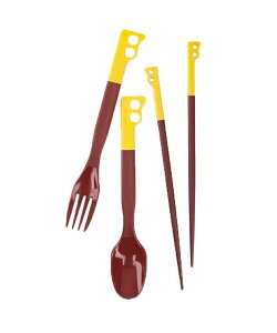 `X CHUMS H  tH[N Xv[ Lp[Jg[Zbg Camper Cutlery Set CH62-1734