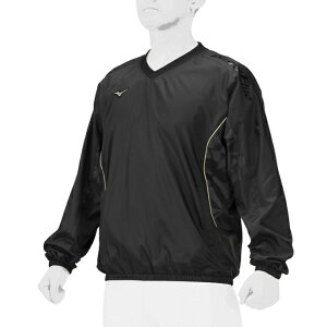 【全品対象最大10%OFFクーポン 10/24 20:00〜10/27 1:59】ミズノ 野球 ウインドブレーカージャケット メンズ レディース VネックJKウラキモウ23AWHM 12JEAV9009 MIZUNO