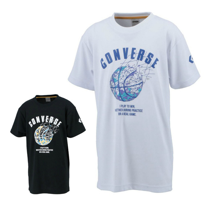 コンバース CONVERSE バスケットボールウェア 半袖シャツ ジュニア プリントTシャツ CB431355