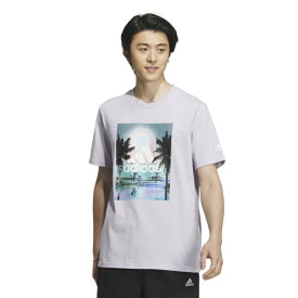 アディダス Tシャツ 半袖 メンズ Palm Tree グラフィック レギュラーフィット Tシャツ IK4285 IJG11 adidas