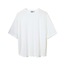 【エントリーでポイント最大15倍！】ワイルドシングス WILDTHINGS Tシャツ 半袖 メンズ ICEPAC OVERSIZE T WT23042KB WHITE