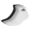 アディダス アンクルソックス メンズ レディース クッション スポーツウェア アンクルソックス3足組 IC1281 EBB63 adidas