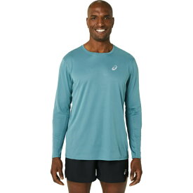 アシックス ランニングウェア Tシャツ 長袖 メンズ SILVER LS TOP 2011C350-406 asics