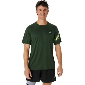 アシックス ランニングウェア Tシャツ 半袖 メンズ ICON SS TOP 2011C836-305 asics