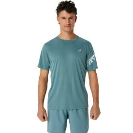 アシックス ランニングウェア Tシャツ 半袖 メンズ ICON SS TOP 2011C836-406 asics
