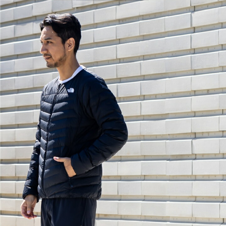 L 黒 ノースフェイス サンダーラウンドネックジャケット THE NORTH 