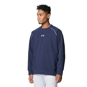 A_[A[}[ 싅 t[X p[J[ Y UA 3LAYER PULLOVER FLEECE 1381250-410 UNDER ARMOUR
