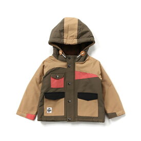 チャムス CHUMS マウンテンパーカー キッズキャンピングボアパーカー CH24-1052 Khaki Crazy