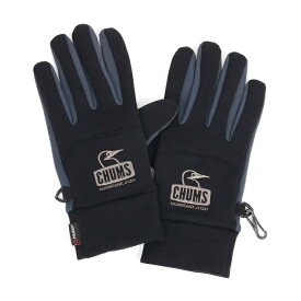 チャムス CHUMS トレッキンググローブ メンズ レディース ポーラテックパワーストレッチグローブ Polartec Power Stretch Glove CH09-1310 Black