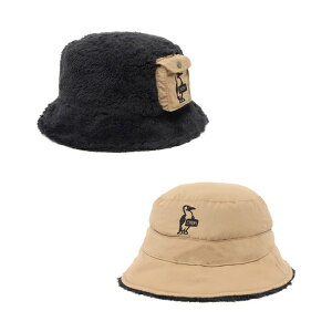 ySiΏۍő10OFFN[|sI`10/18 23F59z`X CHUMS nbg WjA LbYGt[Xo[VuoPbgnbg Kid's Elmo Fleece Reversible Bucket Hat CH25-1058 Black/Beige