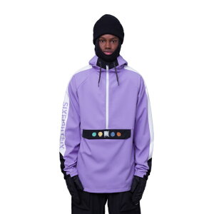 ySiΏۍő10OFFN[|! 9/25 23:59܂ŁzVbNXGCgVbNX 686 Xm[{[hEFA WPbg Y WATERPROOF ANORAK M2WCST02 VIOLET COLORBLOCK