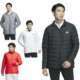 アディダス ゴルフウェア ダウンジャケット メンズ WIND.RDY 保温 撥水 フルジップ ダウンジャケット DJK58 adidas