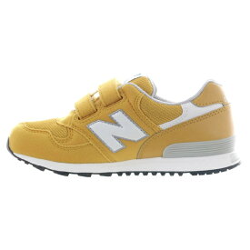 【送料無料】ニューバランス スニーカー キッズ ジュニア ベルクロ PO313 イエロー PO313JF マジックテープ 16.5〜21.5cm new balance 園児〜小学生