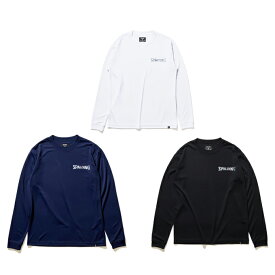 【エントリーでポイント最大15倍！】スポルディング SPALDING バスケットボール 長袖シャツ メンズ ロングスリーブ Tシャツ ホログラム ワードマーク SMT22129