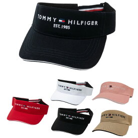 【全品対象最大10％OFFクーポン 2025/11/30 0:00〜12/11 1:59】トミーヒルフィガーゴルフ TOMMY HILFIGER GOLF ゴルフ サンバイザー メンズ バイザーTHロゴ THMB3F52