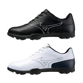 ミズノ ゴルフシューズ ソフトスパイク メンズ ワイドスタイルライトST 防水 51GQ2340 MIZUNO