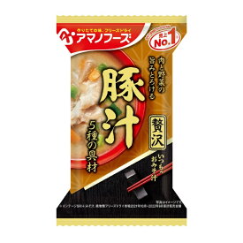 アマノフーズ(amano foods) 食品 いつものおみそ汁贅沢 豚汁 アマノ20976