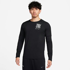 【まとめ買いで最大ポイント10倍6/4 20：00〜6/11 1：59】ナイキ ランニングウェア Tシャツ 長袖 メンズ S72 エレメント L／S クルー FB8518-010 NIKE