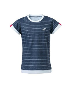 o{ Babolat ejXEFA oh~gEFA Q[Vc WjA CLUB SHORT SLEEVE SHIRT JR BJG4341C