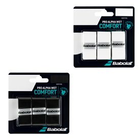 バボラ Babolat テニス バドミントン グリップテープ 3本入り プロアルファウェット Pro Alpha Wet X3 653054