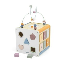 ポーラービー PolarB 8イン1 アクティビティボックス TYPR44098 おもちゃ 1歳半から 赤ちゃん キッズ お祝い 知育玩具 木製 室内 おしゃれ かわいい ‥