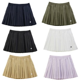 【全品対象最大3万ポイント還元＆10％OFF！ 3/4 20:00〜3/11 1:59】ルコックスポルティフ le coq sportif テニスウェア スコート レディース プリーツゲーム QTWXJE01