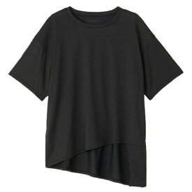 ダンスキン DANSKIN Tシャツ 半袖 レディース ASYMMETRY BIG半袖T DC724106-K