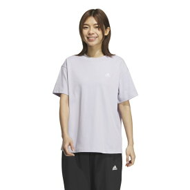 【まとめ買いで最大ポイント10倍6/4 20：00〜6/11 1：59】アディダス Tシャツ 半袖 レディース エッセンシャルズプラス ルーズフィット スモールロゴTシャツ ESSENTIALS＋ JF1431 KVF87 adidas