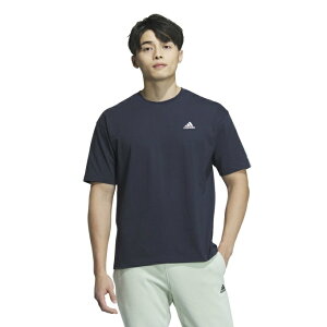 アディダス Tシャツ 半袖 メンズ エッセンシャルズプラス ルーズフィット スモールロゴ 半袖Tシャツ ESSENTIALS+ JF3911 KWE94 adidas