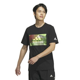 【まとめ買いで最大ポイント10倍6/4 20：00〜6/11 1：59】アディダス Tシャツ 半袖 メンズ レギュラーフィットオーシャン グラフィック 半袖Tシャツ IT0912 KUE42 adidas